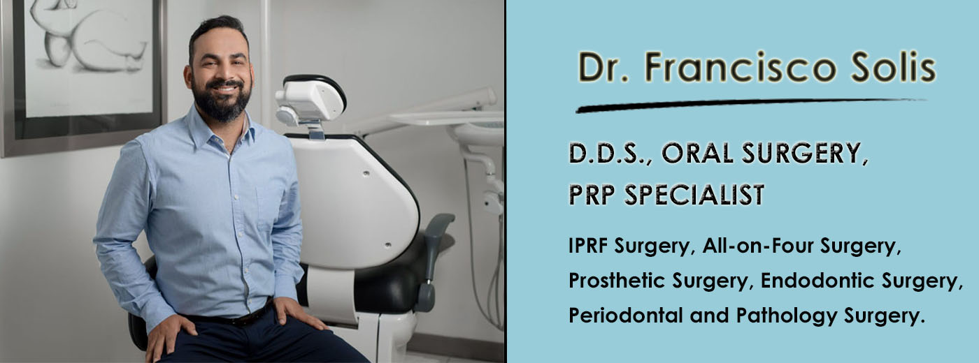 Picture of Dr. Francisco Solis, D.D.S., Oral Surgery, PRP Specialist, with Premier Holistic Dental in San Jose, Costa Rica.  Dr. Solis is an implantologist, and one of the top biological dentistry specialists at the world famous Premier Holistic Dental, in San Jose, Costa Rica.